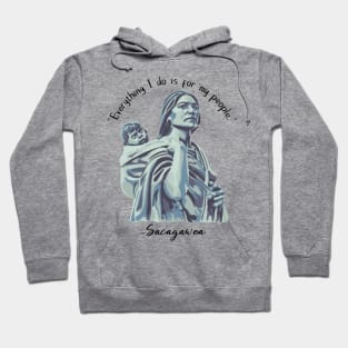 Sacagawea Portrait Hoodie